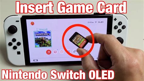 how to open game card slot switch oled|How to Insert/Remove Game Cards .